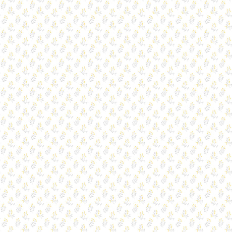 Galerie Vintage Bud Yellow Wallpaper