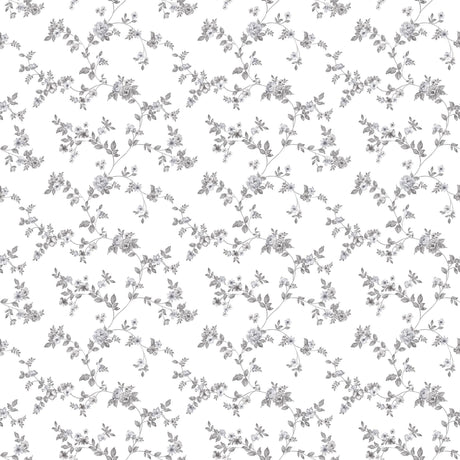 Galerie Delicate Floral Black Wallpaper