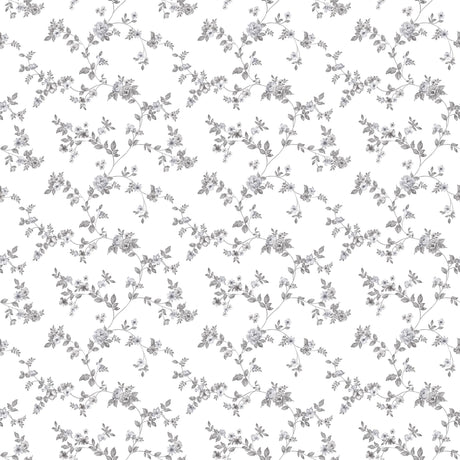 Galerie Delicate Floral Black Wallpaper