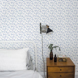Galerie Delicate Floral Blue Wallpaper