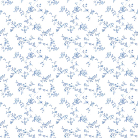 Galerie Delicate Floral Blue Wallpaper