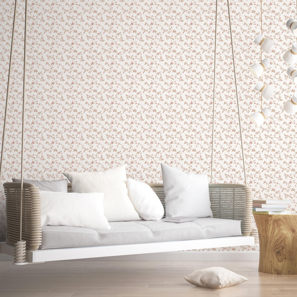 Galerie Delicate Floral Pink Wallpaper