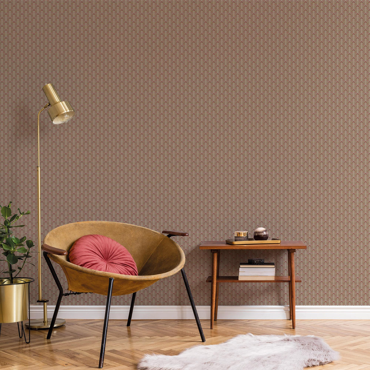 Galerie Tulip Flip Bronze Brown Wallpaper