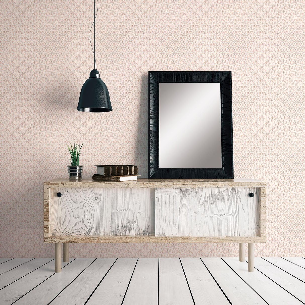 Galerie Ogee Floral Pink Wallpaper