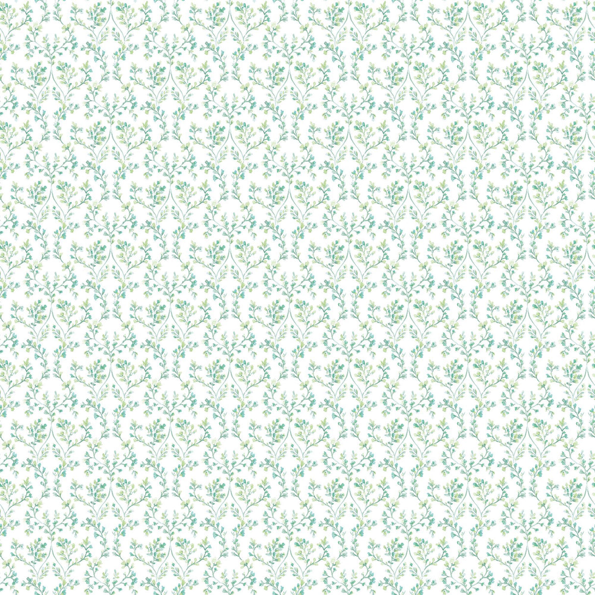 Galerie Ogee Floral Green Wallpaper