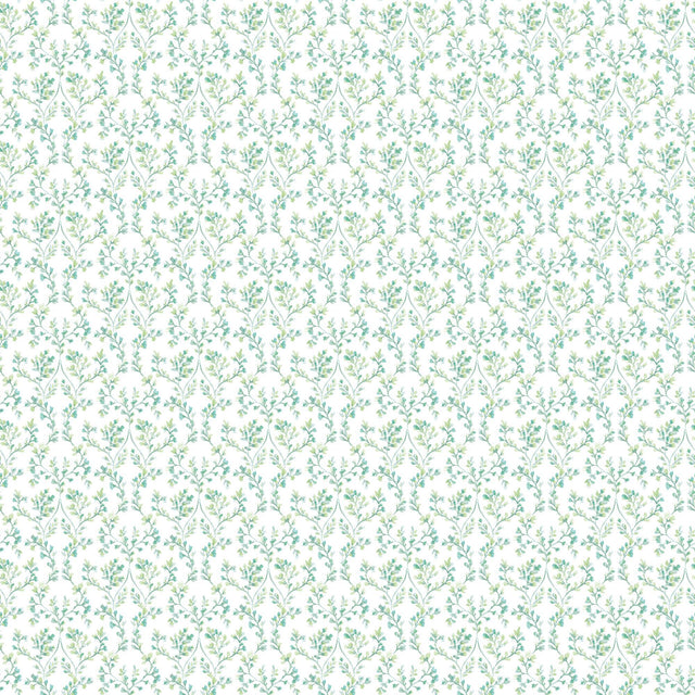 Galerie Ogee Floral Green Wallpaper