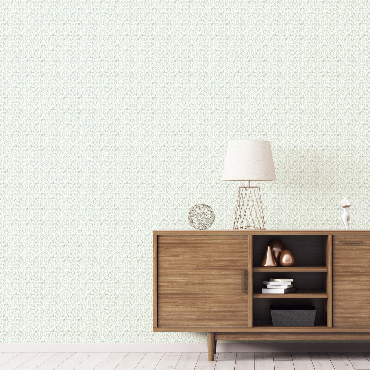 Galerie Ogee Floral Green Wallpaper