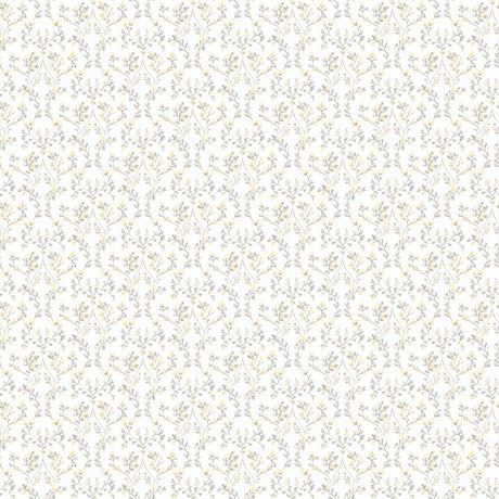 Galerie Ogee Floral Yellow Wallpaper