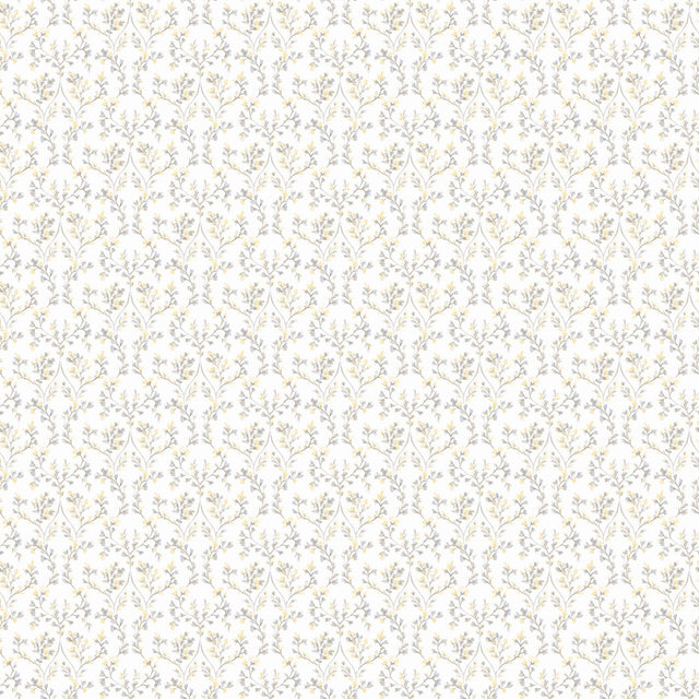 Galerie Ogee Floral Yellow Wallpaper
