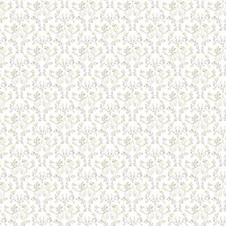 Galerie Ogee Floral Yellow Wallpaper