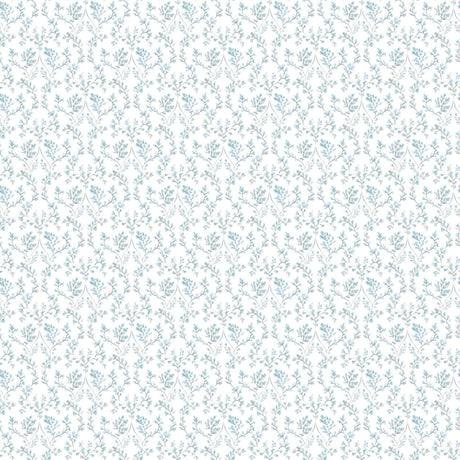 Galerie Ogee Floral Blue Wallpaper