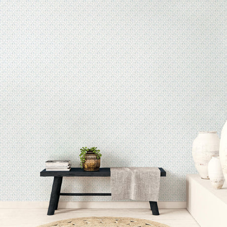 Galerie Ogee Floral Blue Wallpaper