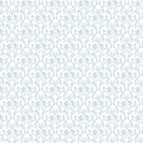 Galerie Ogee Floral Blue Wallpaper