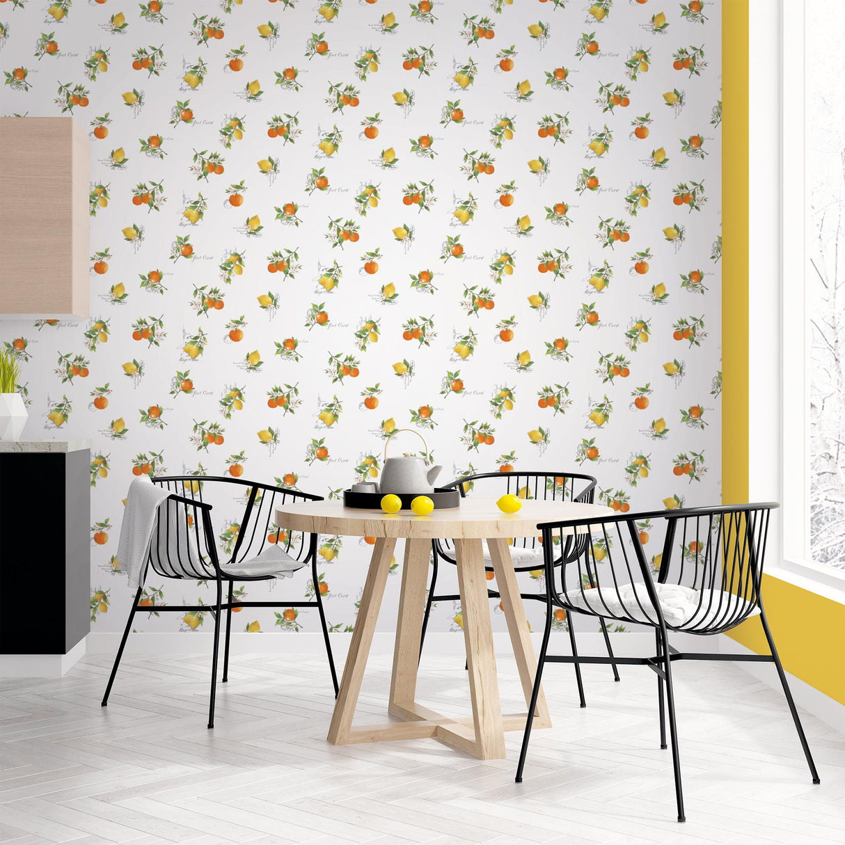 Galerie Citrus Toss Orange Wallpaper