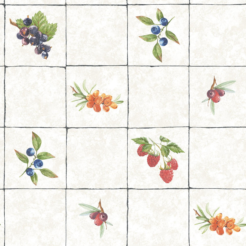 Galerie Fruit Tile Multi-coloured Wallpaper