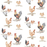 Galerie Free Range Red Wallpaper