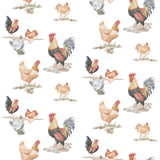 Galerie Free Range Red Wallpaper