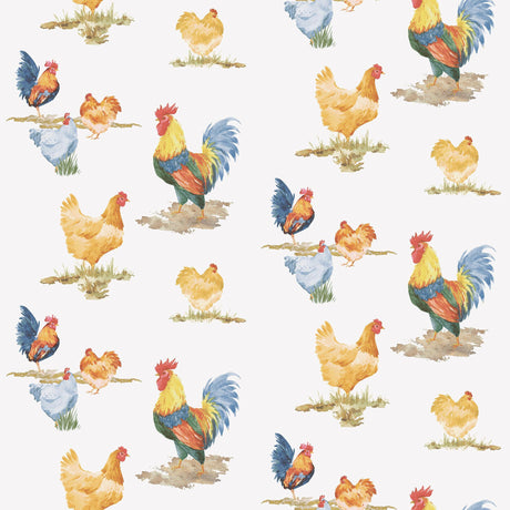 Galerie Free Range Blue Wallpaper