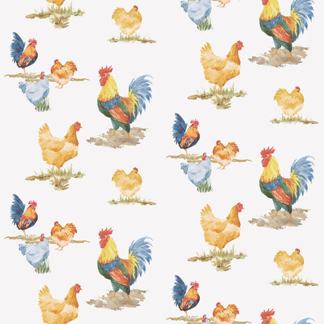 Galerie Free Range Blue Wallpaper