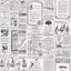 Galerie Newspaper Black Wallpaper