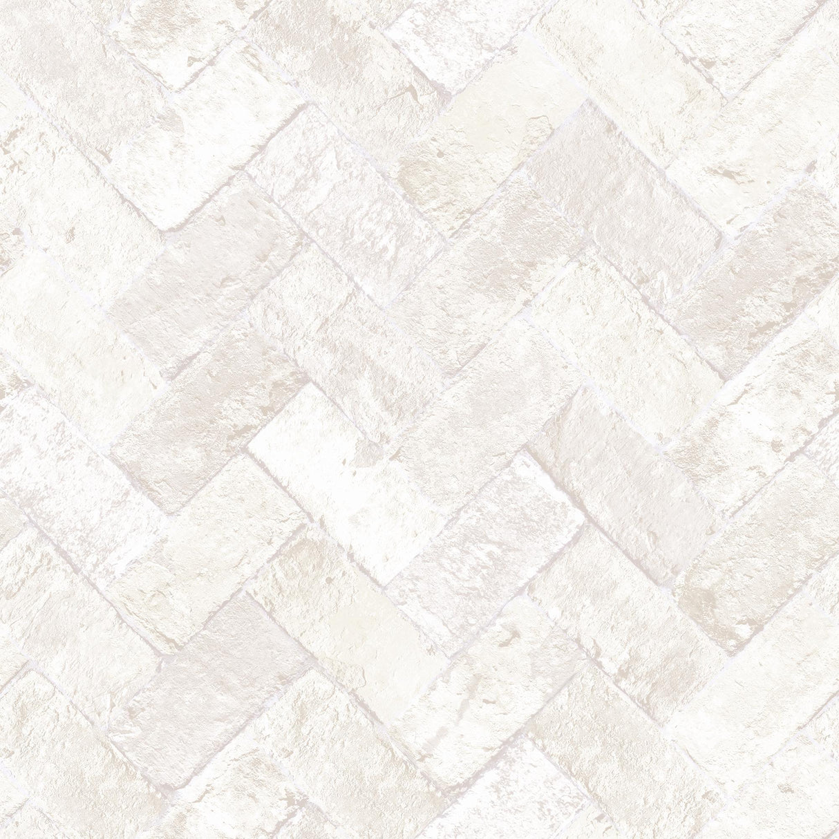 Galerie Herringbone Brick Beige Wallpaper
