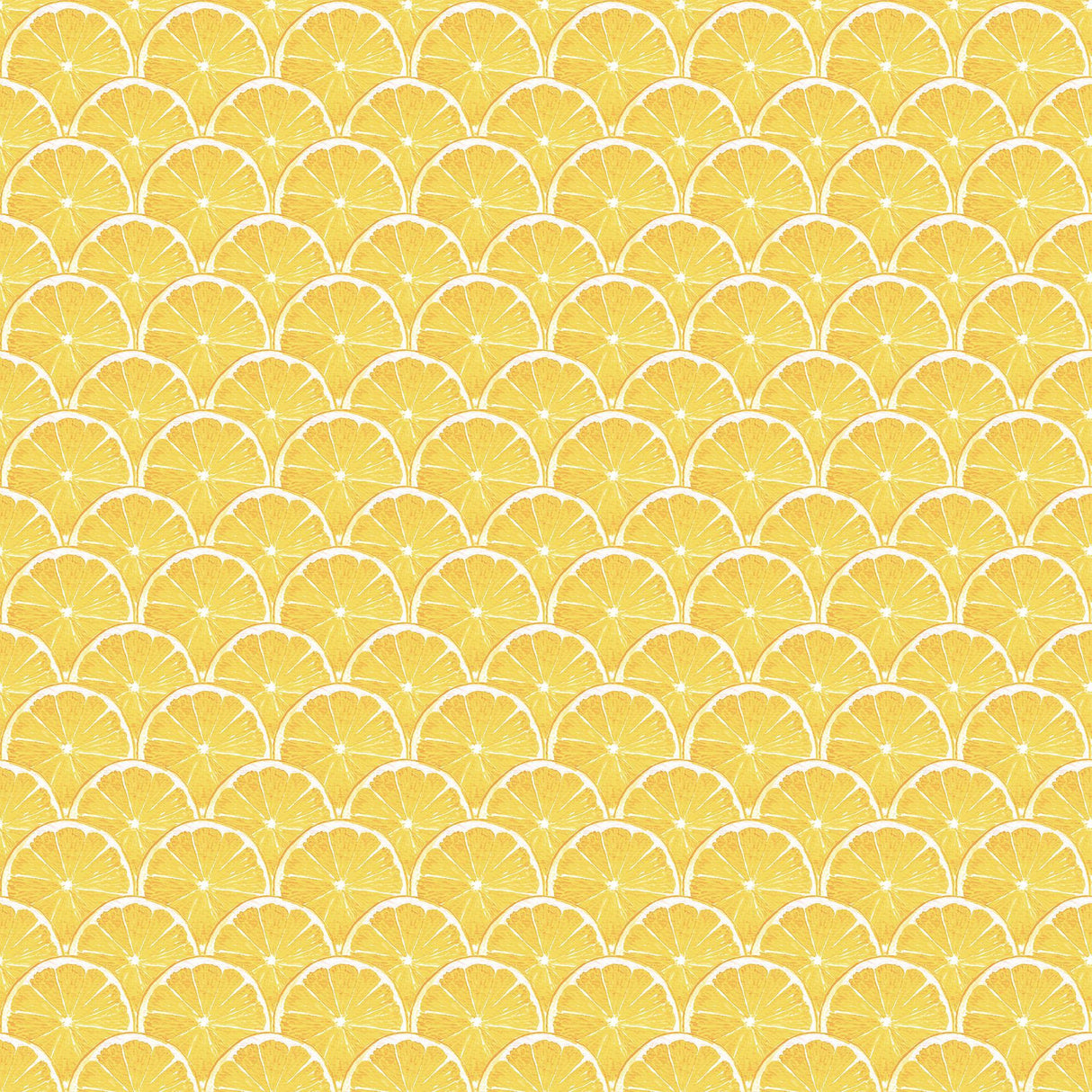 Galerie Lemon Scallop Yellow Wallpaper