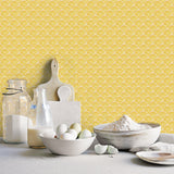 Galerie Lemon Scallop Yellow Wallpaper