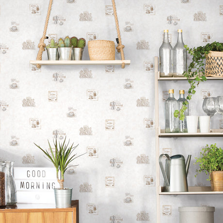 Galerie Coffee Beige Wallpaper