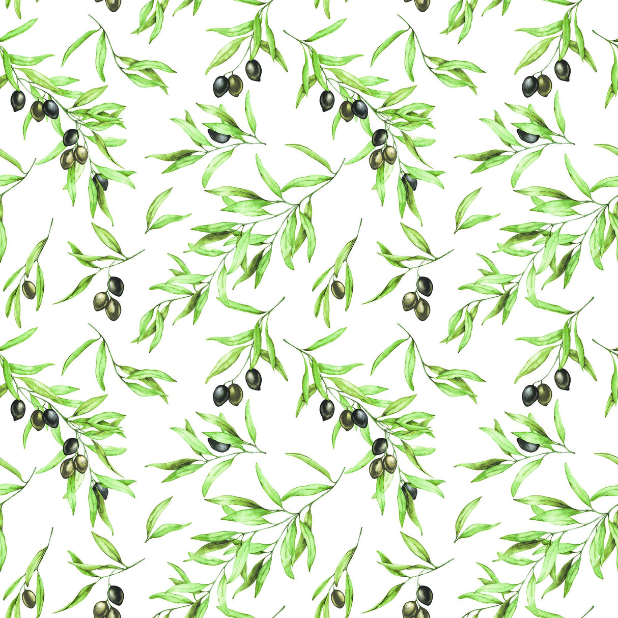 Galerie Olive Drupe Green Wallpaper