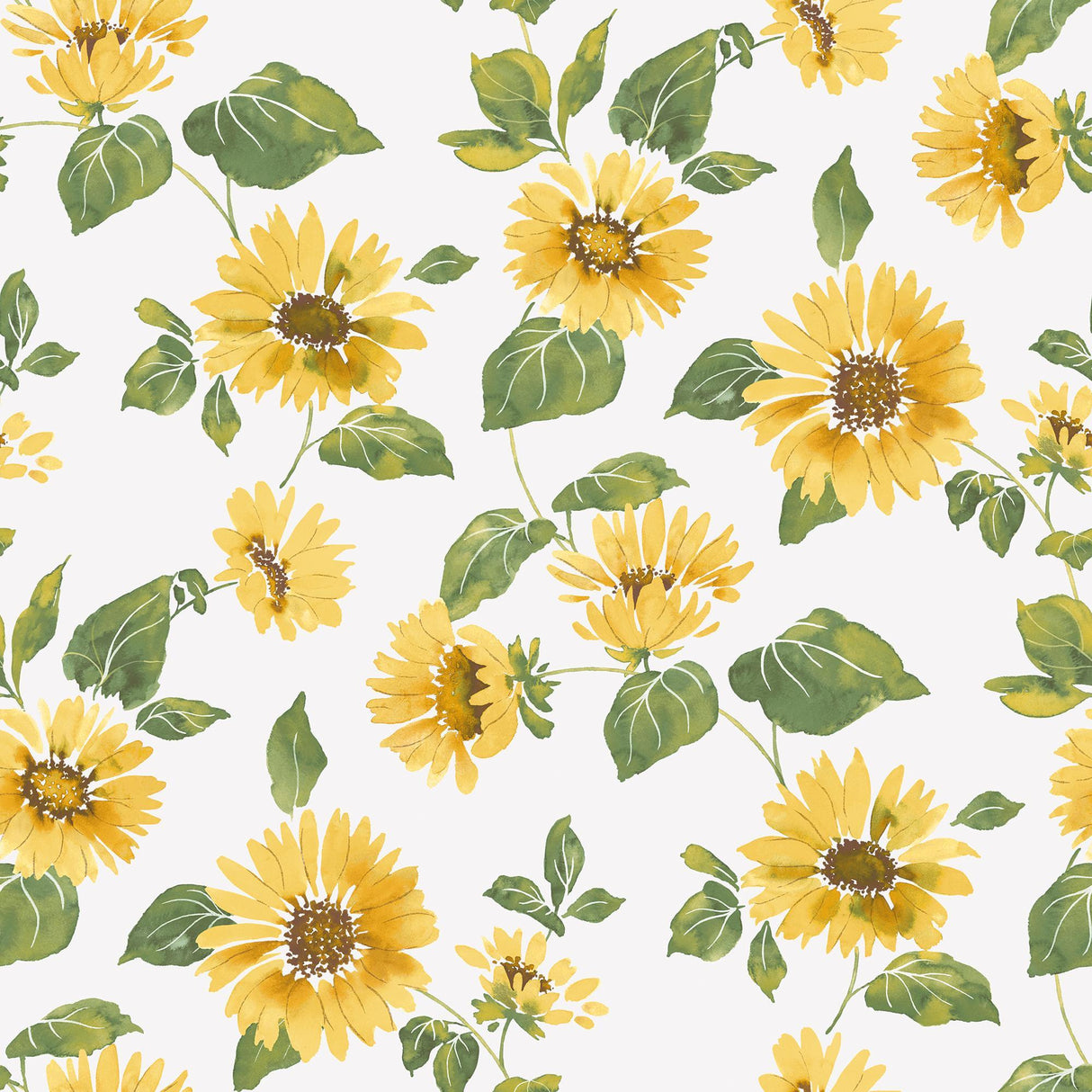 Galerie Sunflower Trail Yellow Wallpaper
