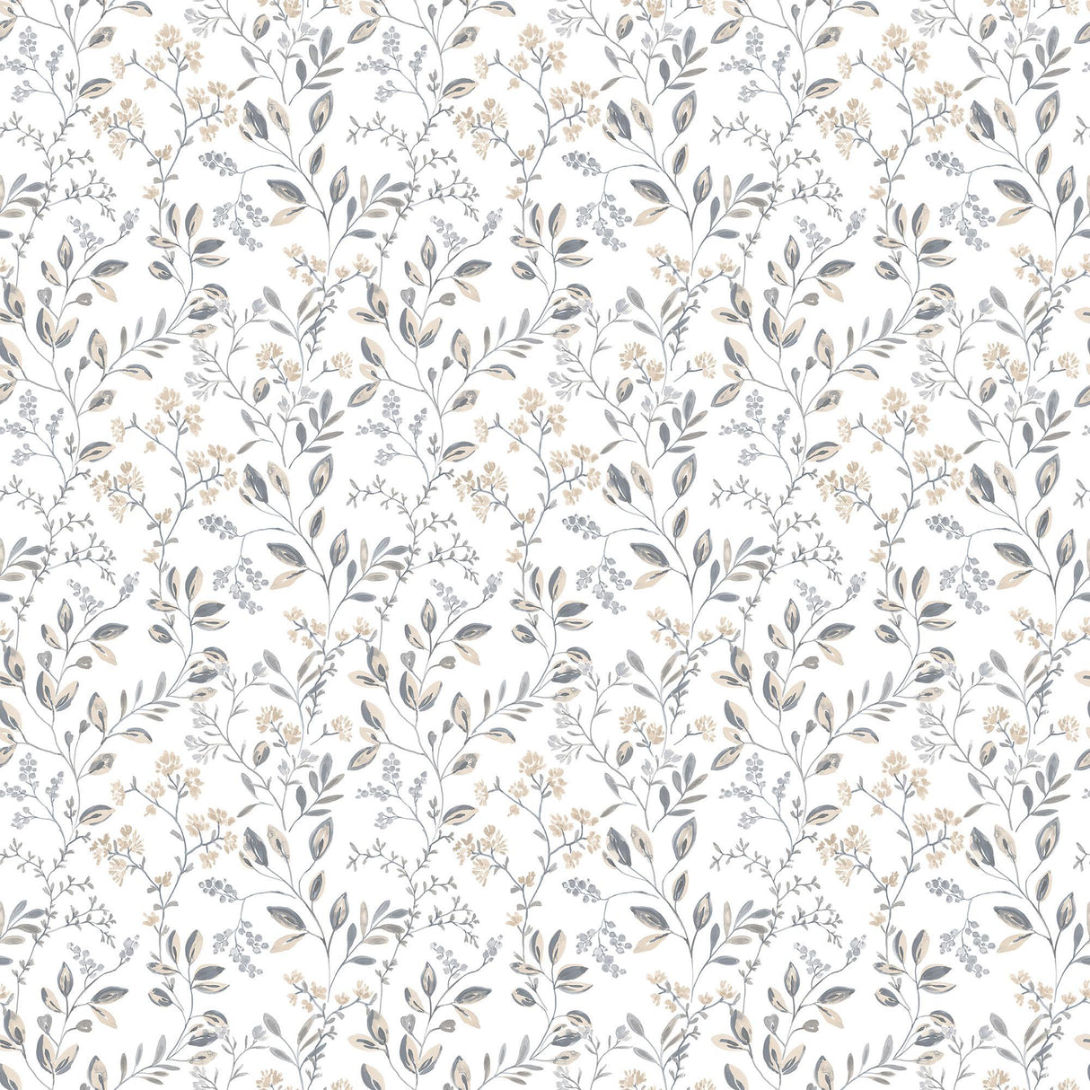 Galerie Spring Leaf Trail Beige Wallpaper