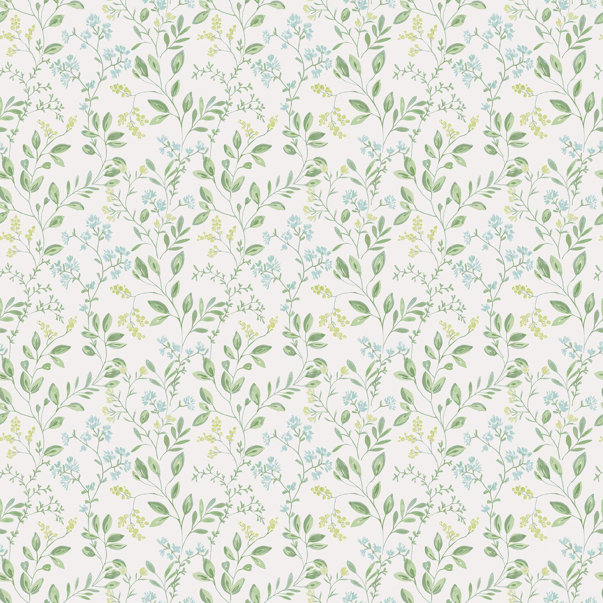 Galerie Spring Leaf Trail Green Wallpaper