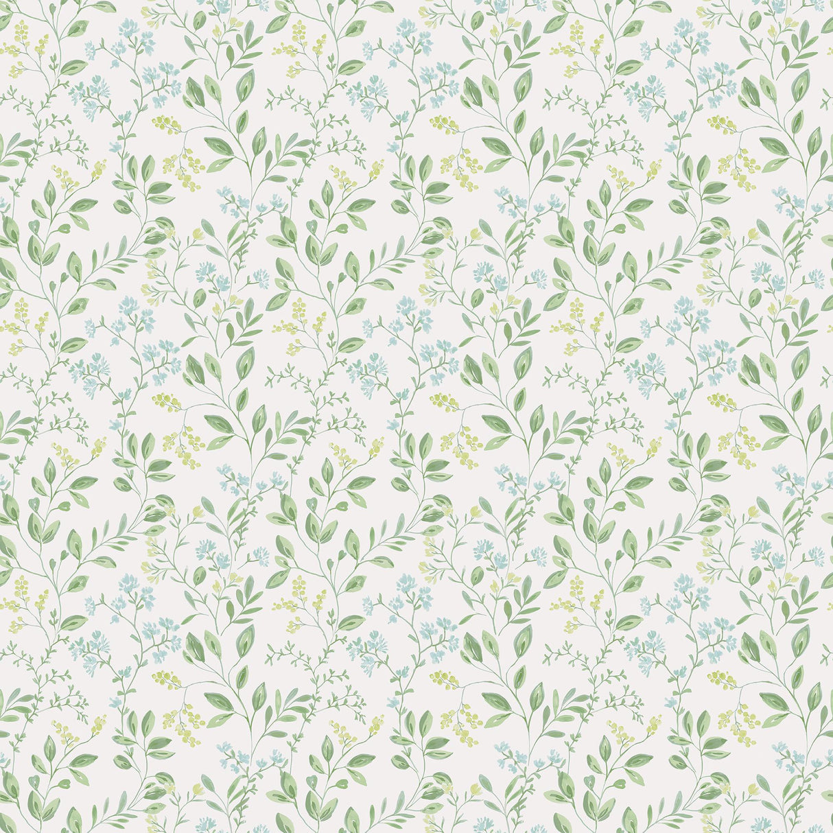 Galerie Spring Leaf Trail Green Wallpaper