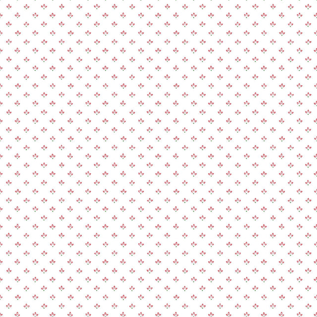 Galerie Tri Leaf Red Wallpaper