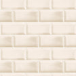 Galerie Metro Tile Beige Wallpaper