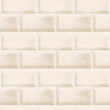 Galerie Metro Tile Beige Wallpaper