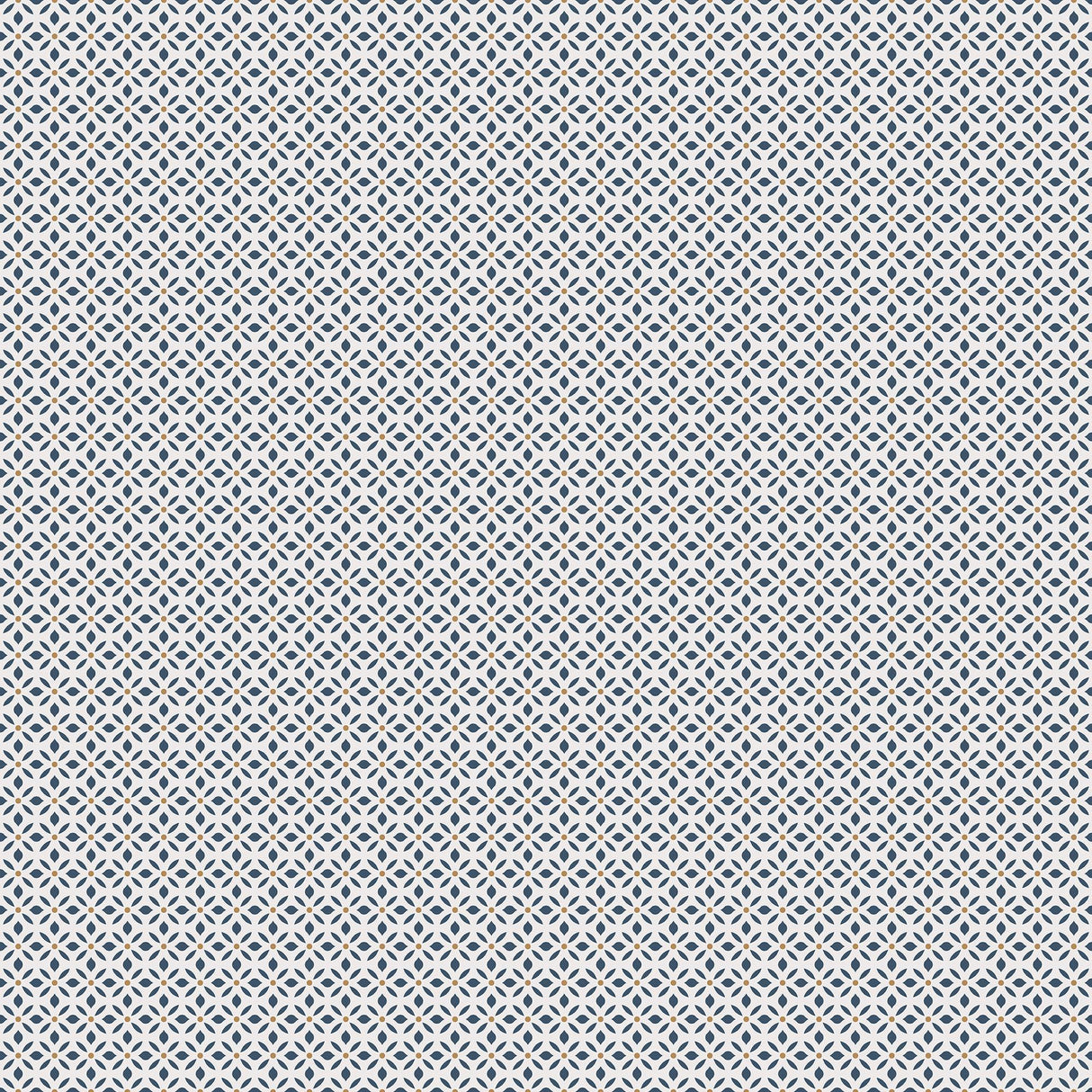Galerie Leaf Dot Spot Blue Wallpaper