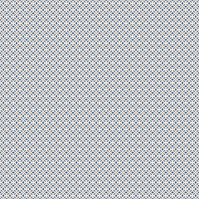 Galerie Leaf Dot Spot Blue Wallpaper