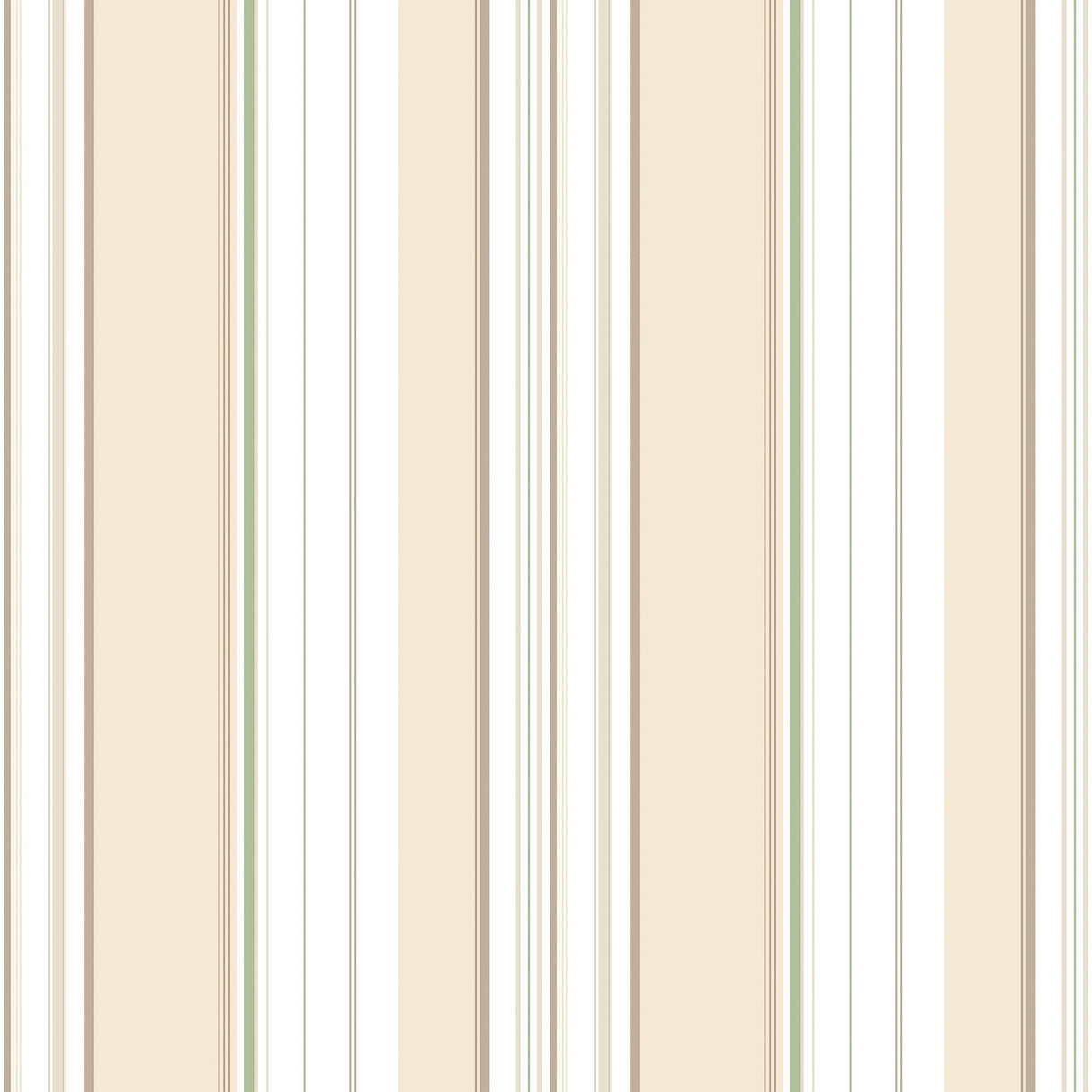 Galerie Multi Stripe Green Wallpaper