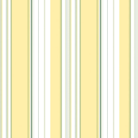 Galerie Multi Stripe Yellow Wallpaper