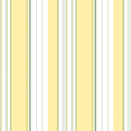 Galerie Multi Stripe Yellow Wallpaper