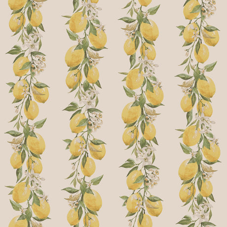 Galerie Lemon Stripe Yellow Wallpaper