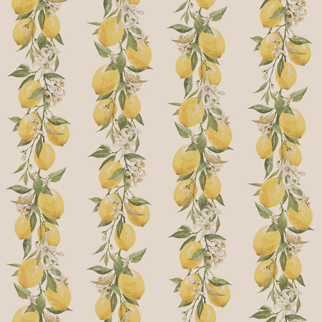 Galerie Lemon Stripe Yellow Wallpaper
