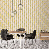 Galerie Lemon Stripe Yellow Wallpaper
