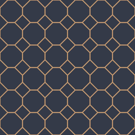 Galerie Bee Hive Blue Wallpaper