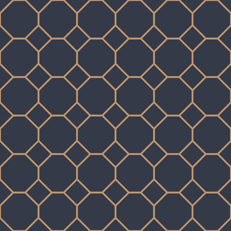 Galerie Bee Hive Blue Wallpaper