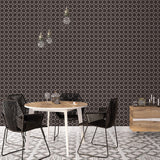 Galerie Bee Hive Black Wallpaper
