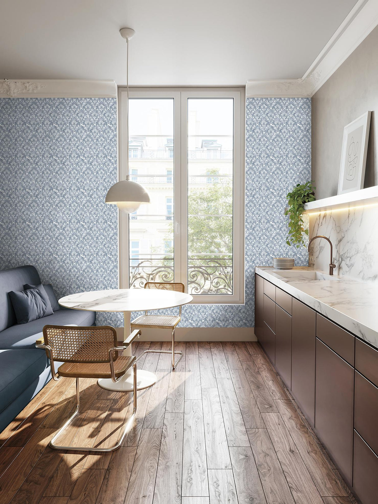 Galerie Lisboa Blue Wallpaper