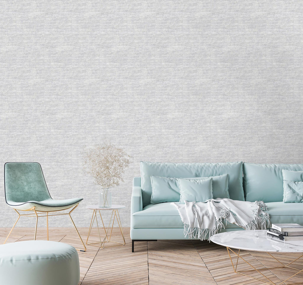 Galerie Faro Silver Grey Wallpaper
