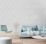 Galerie Faro Silver Grey Wallpaper